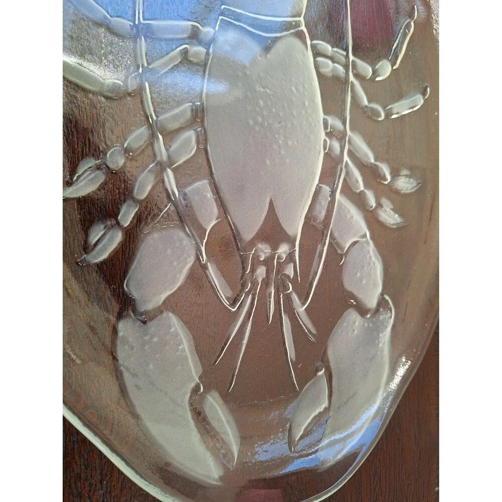 Swedish Kosta Boda lobster plate